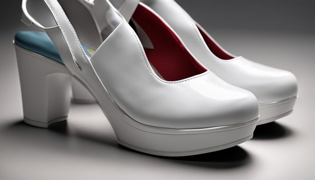 arch support nurse shoes