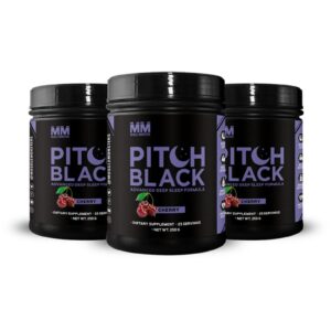 Say goodbye to restless nights and wake up feeling refreshed, revitalized, and ready to take on the day with Pitch Black - your key to unlocking the deep, restful sleep you deserve.